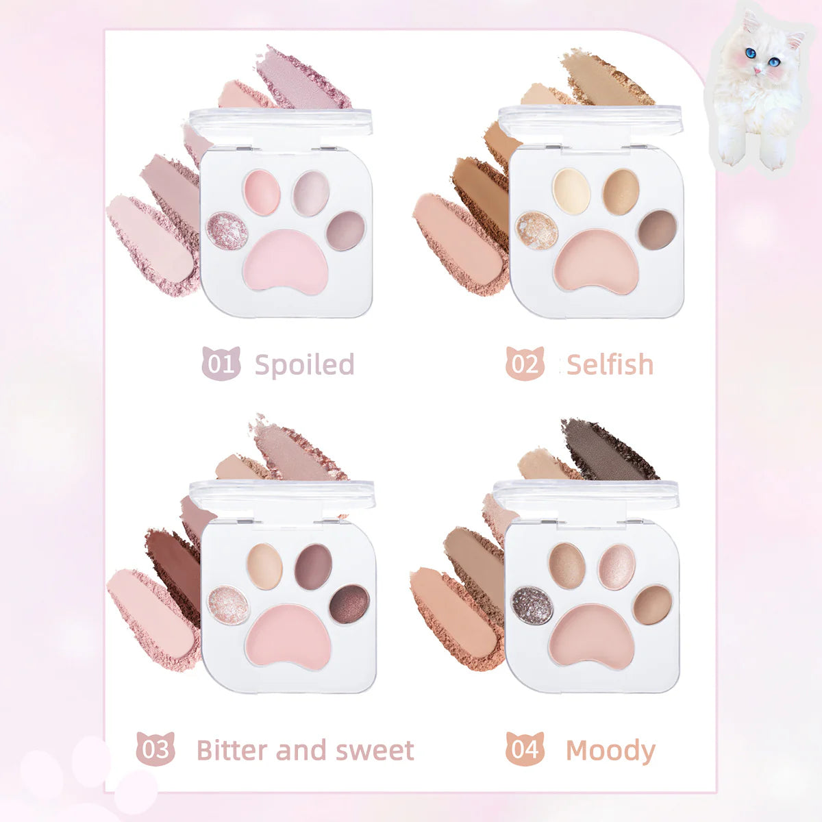 MilleFée Meow Paws Eyeshadow Palette