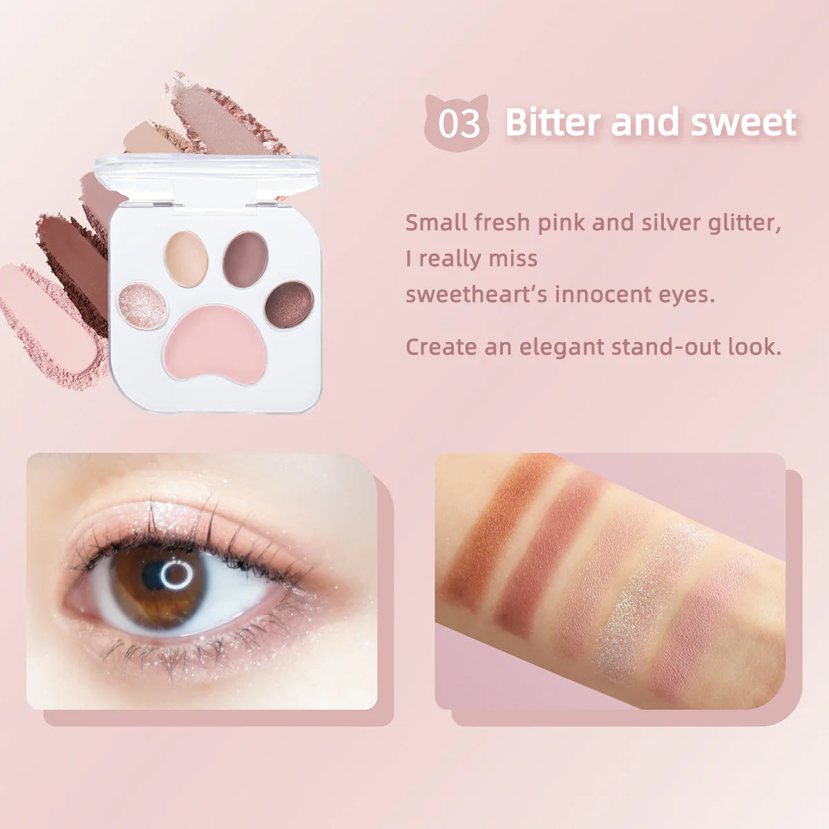 MilleFée Meow Paws Eyeshadow Palette