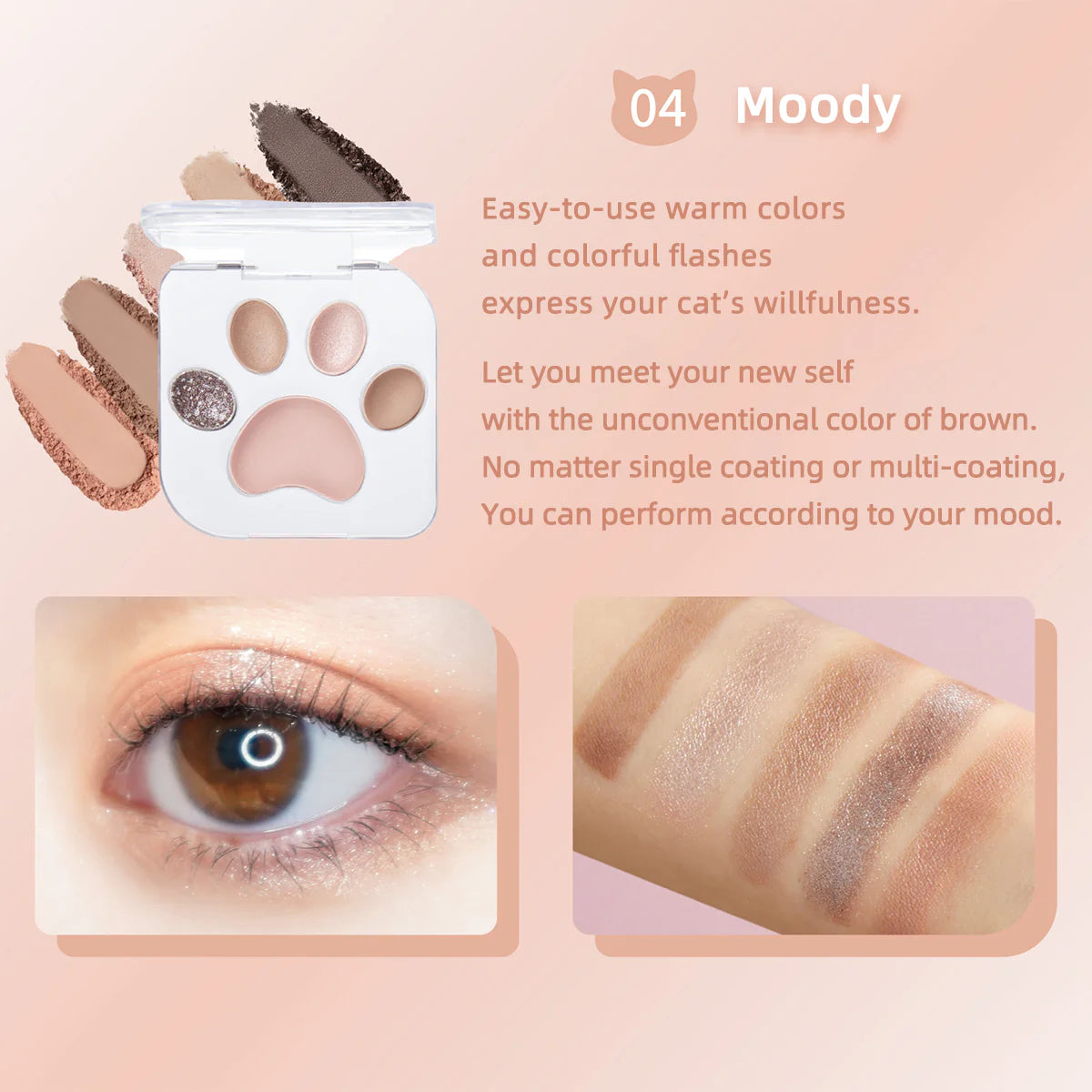 MilleFée Meow Paws Eyeshadow Palette