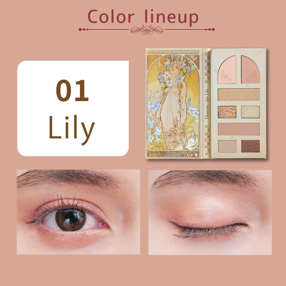 MilleFée Lady Flower Multi-use Palette - ColourKnows