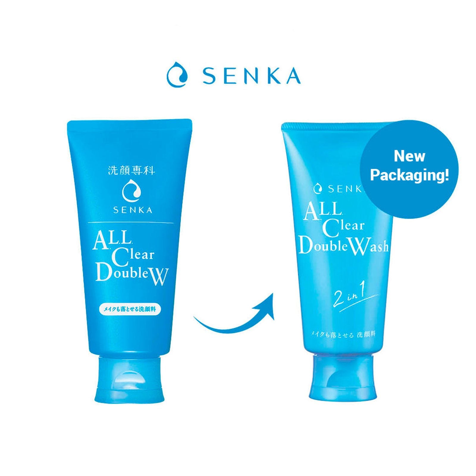 Shiseido Senka All Clear Double Wash A (120g)