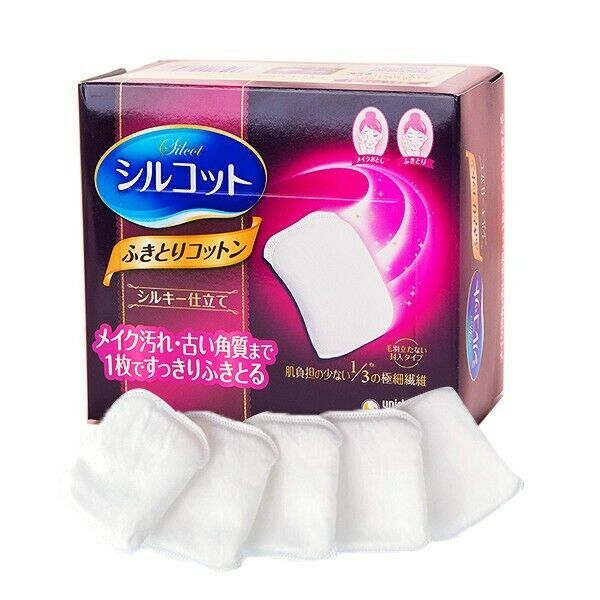 Unicharm Silcot Silky Touch Wiped Cotton Pad (32pcs)